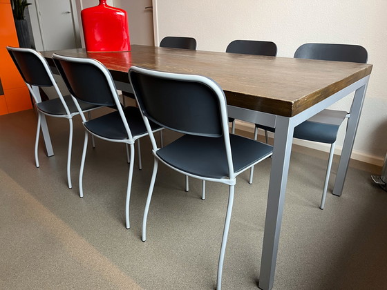 Image 1 of 6x Magis Centomila eetkamerstoelen