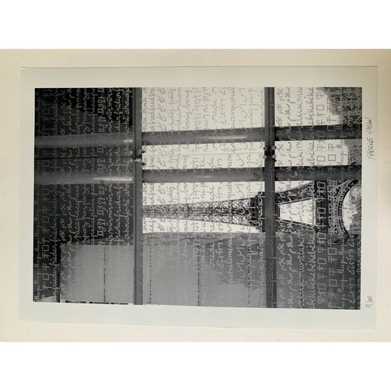 Image 1 of Vintage foto van de Eiffeltoren door Fabrice Vallon, 2007