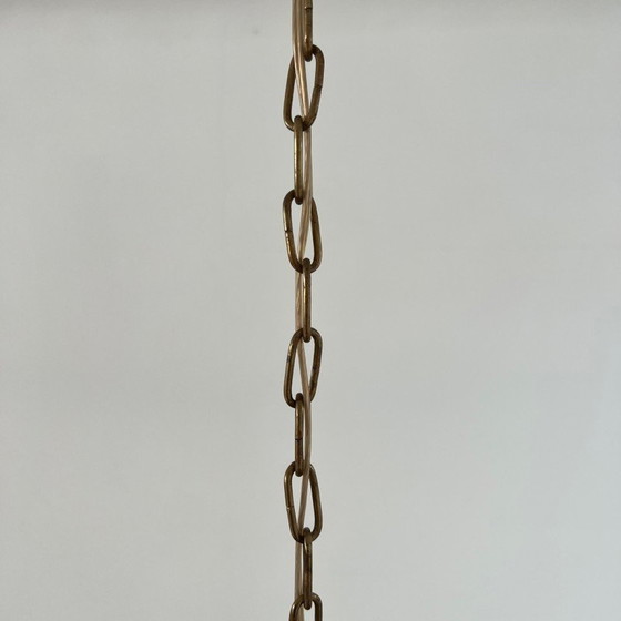 Image 1 of Vintage messing hanglamp, Zweden 1980