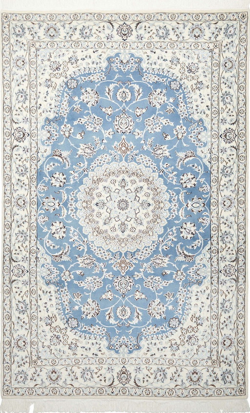 Elegant Perzisch tapijt Handgeknoopt Nain 9 Lah - Afmeting.236 X 150 cm -Nr.401465-01