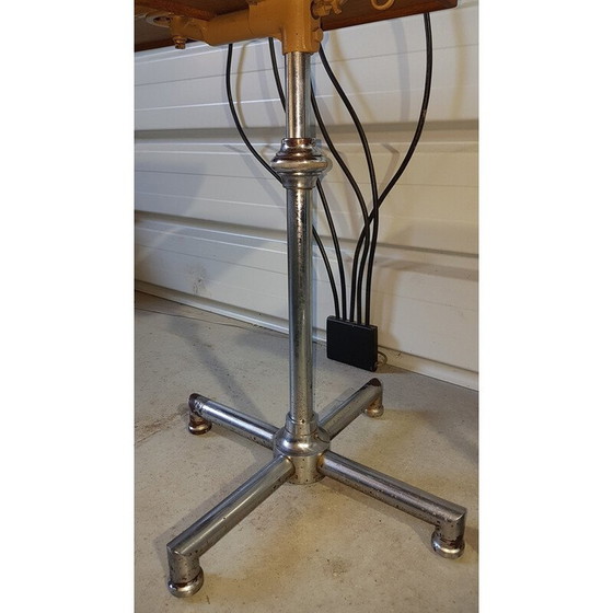 Image 1 of Paar vintage houten bijzettafels