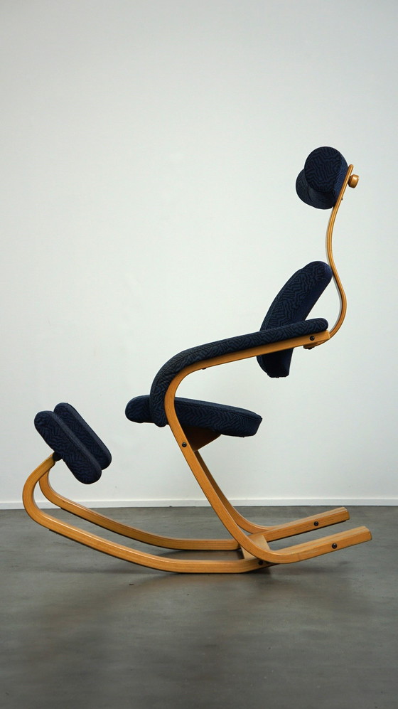 Image 1 of Duo balance design fauteuil door Peter Opsvik voor Stokke