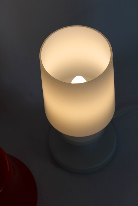 Image 1 of Vintage glazen tafellamp van Lighting Glass, 1970S