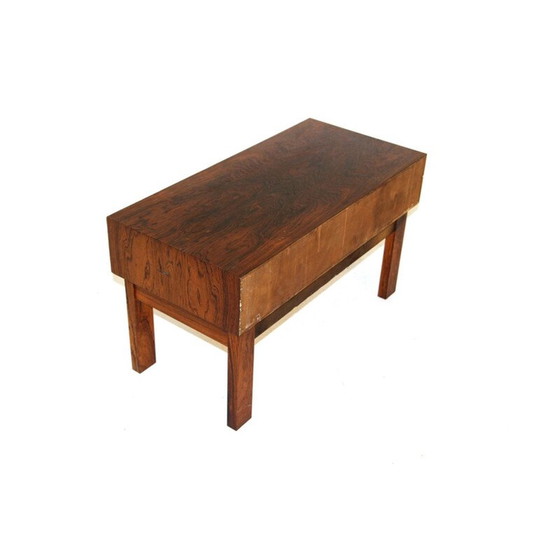 Image 1 of Vintage palissanderhouten console van Glas & Trä, Zweden 1960