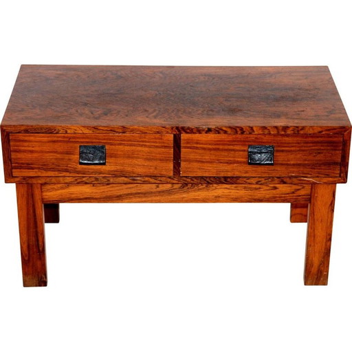 Vintage palissanderhouten console van Glas & Trä, Zweden 1960