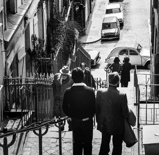 Image 1 of Robbert Frank Hagens  - The Stairs of Montmartre, Paris 1976