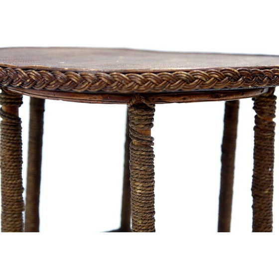 Image 1 of Vintage rotan woonkamer set, Zweden 1960