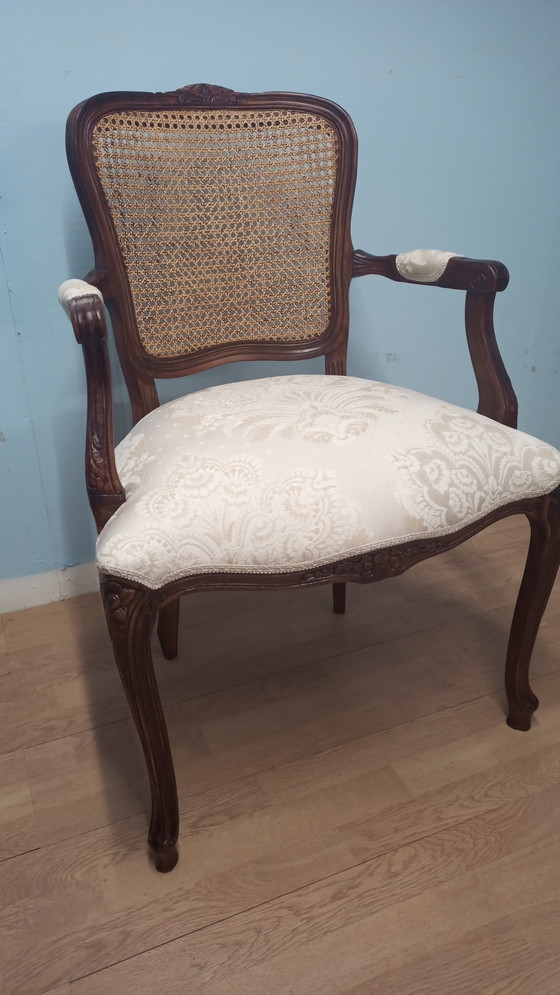 Image 1 of Lodewijk XV fauteuil in Italiaanse stijl, 1950