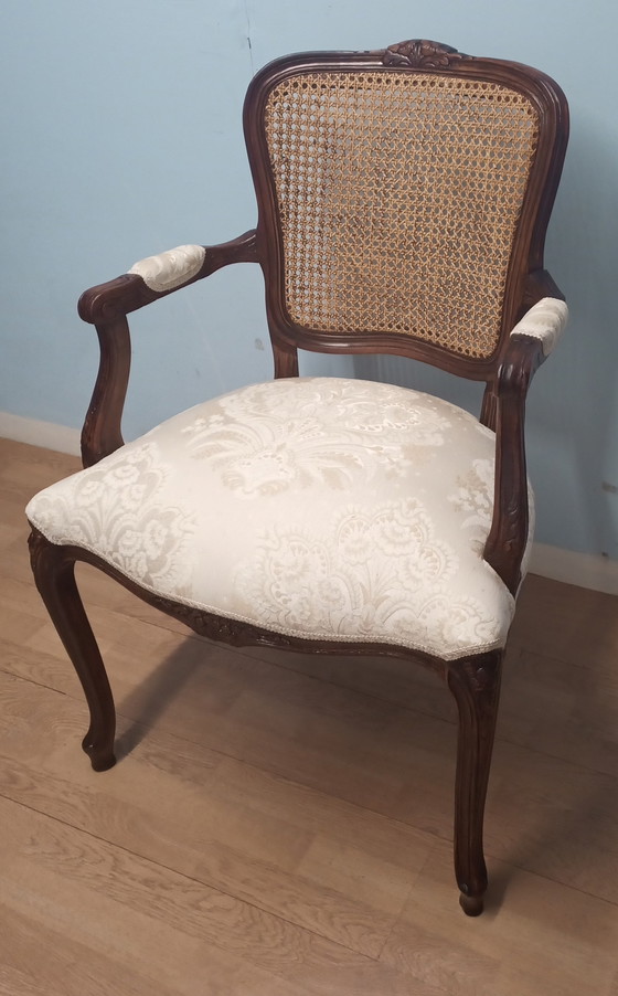 Image 1 of Lodewijk XV fauteuil in Italiaanse stijl, 1950