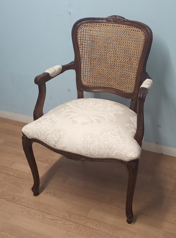 Image 1 of Lodewijk XV fauteuil in Italiaanse stijl, 1950