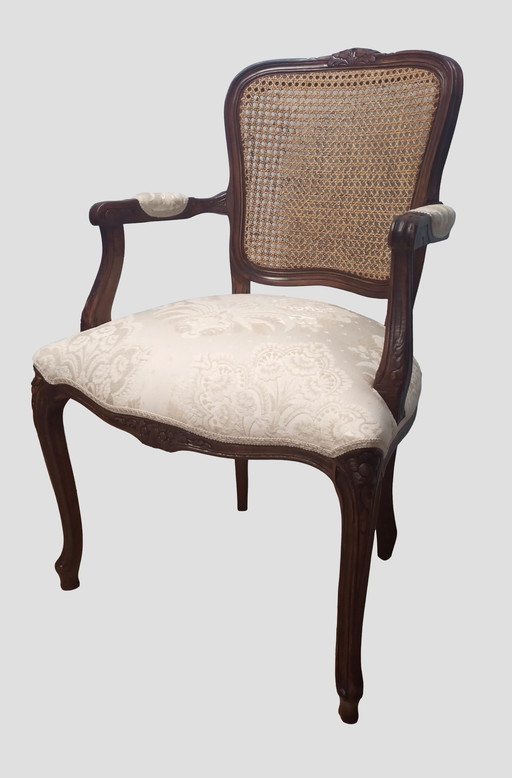 Lodewijk XV fauteuil in Italiaanse stijl, 1950