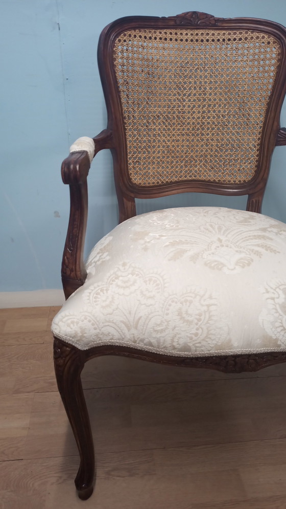 Image 1 of Lodewijk XV fauteuil in Italiaanse stijl, 1950