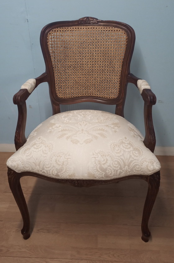 Image 1 of Lodewijk XV fauteuil in Italiaanse stijl, 1950