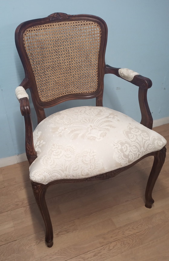 Image 1 of Lodewijk XV fauteuil in Italiaanse stijl, 1950