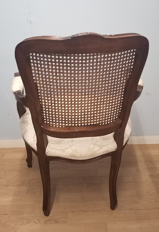 Image 1 of Lodewijk XV fauteuil in Italiaanse stijl, 1950