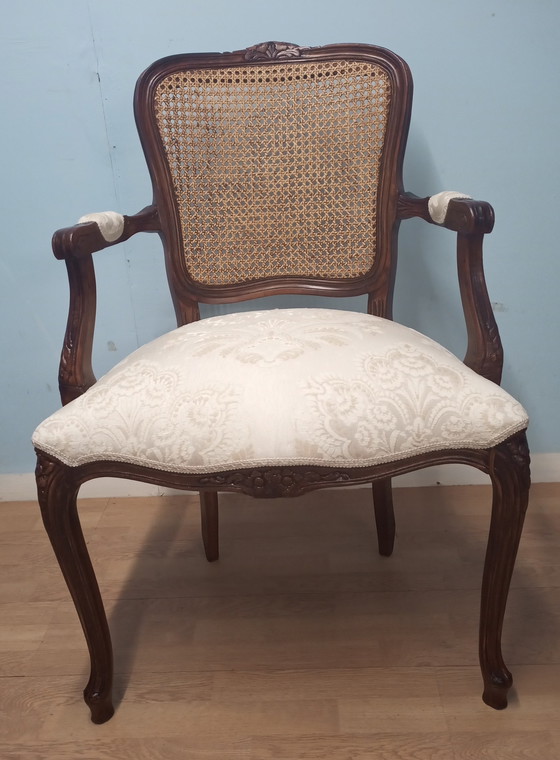 Image 1 of Lodewijk XV fauteuil in Italiaanse stijl, 1950