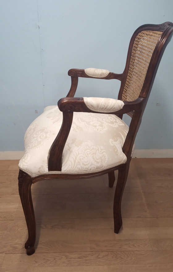 Image 1 of Lodewijk XV fauteuil in Italiaanse stijl, 1950