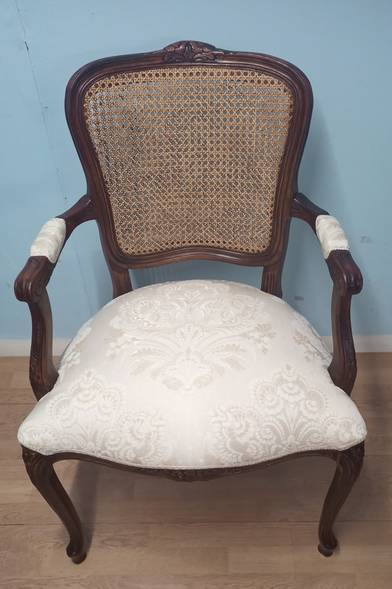 Image 1 of Lodewijk XV fauteuil in Italiaanse stijl, 1950