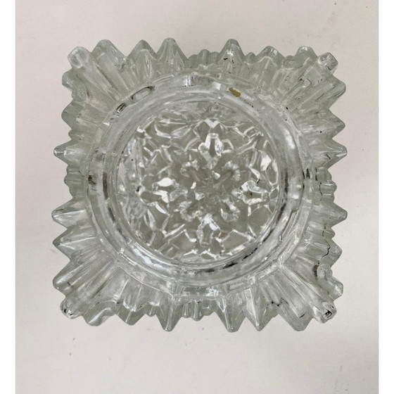 Image 1 of Mid century plafondlamp van glas en bakeliet door Helena Tynell