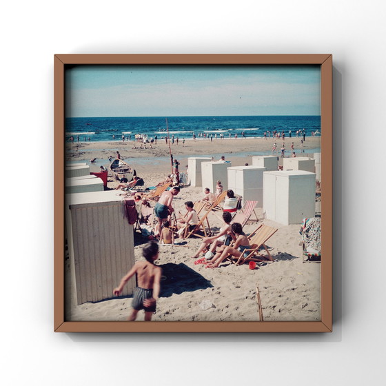 Image 1 of Vintage Badgasten | Nederlandse Mid Century Zomer Fotografie, 1960