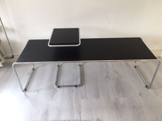 Image 1 of Gebr van der Stroom Gispen today model GT 531 salontafel + bijzettafel model Gispen