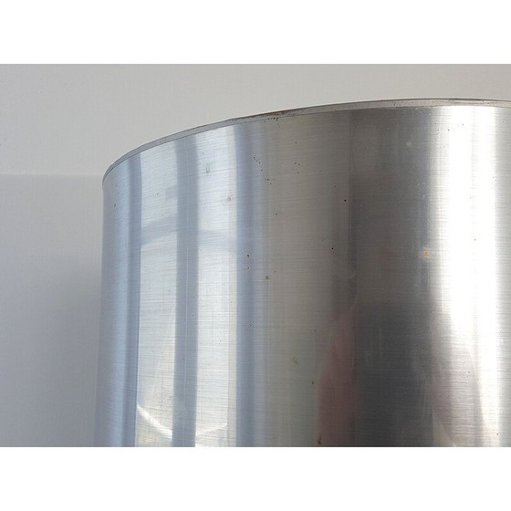 Image 1 of Vintage lamp in verzilverd staal, Frankrijk 1970