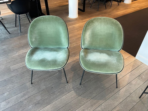 2X Gubi Beetle Lounge Chair