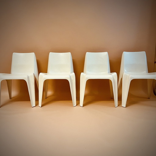 4 X Helmut Batzner The Bofinger Chair