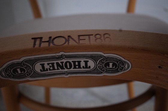 Image 1 of 6x Thonet 209 stoelen van gebogen hout