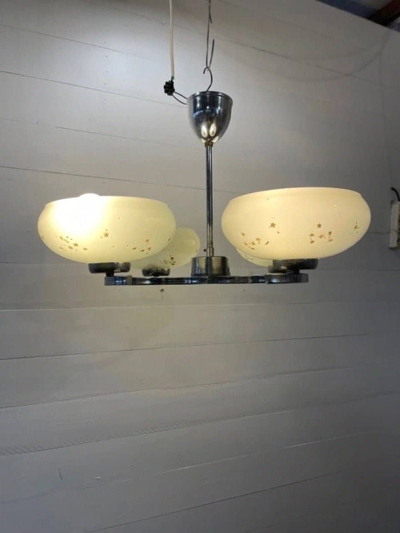 Image 1 of Vintage Plafondlampen 4 x arm ArtDeco