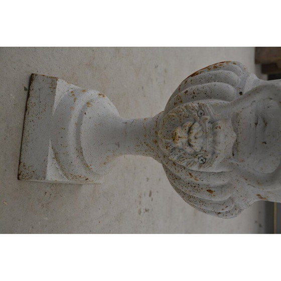 Image 1 of Vintage medicis vaas met gietijzeren oren