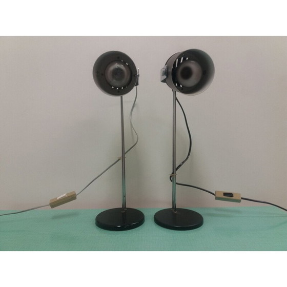 Image 1 of Vintage verstelbare chromen lamp van Stanislav Indra, Tsjecho-Slowakije 1970