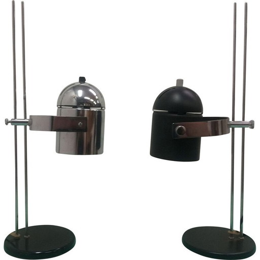 Vintage verstelbare chromen lamp van Stanislav Indra, Tsjecho-Slowakije 1970