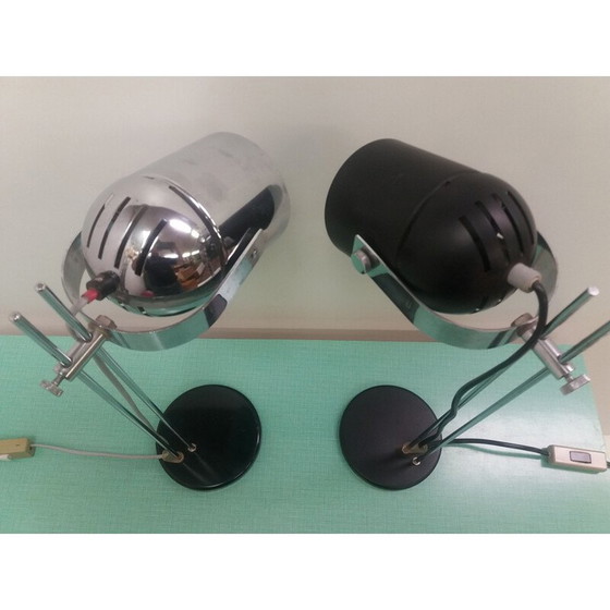 Image 1 of Vintage verstelbare chromen lamp van Stanislav Indra, Tsjecho-Slowakije 1970