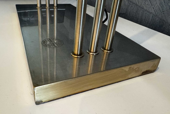 Image 1 of Art Deco Messing Tafellamp - Design Wereldtentoonstelling 1925 Parijs (Marcel Breuer)
