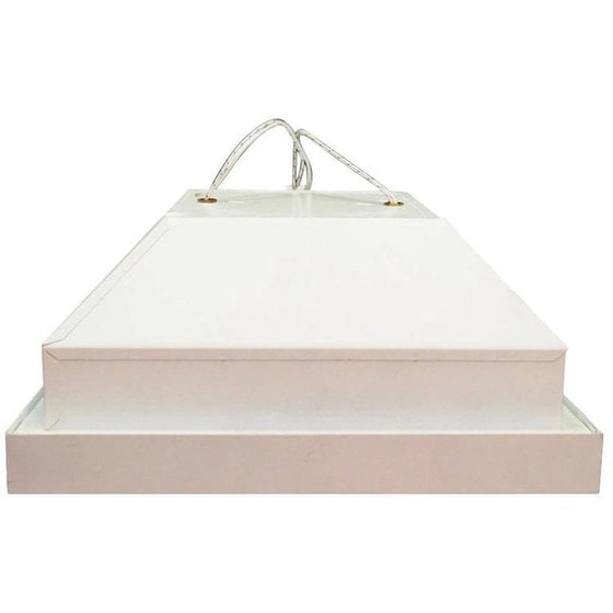 Image 1 of Witte hanglamp, Deens ontwerp, 1970S, Fabrikant: Louis Poulsen