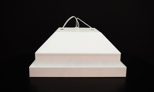 Witte hanglamp, Deens ontwerp, 1970S, Fabrikant: Louis Poulsen