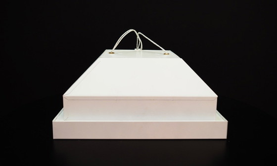 Image 1 of Witte hanglamp, Deens ontwerp, 1970S, Fabrikant: Louis Poulsen