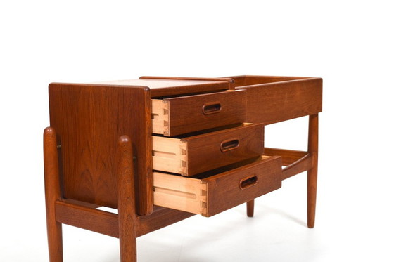 Image 1 of Instaptafel in teak van Arne Wahl Iversen voor Vinde Møbelfabrik, 1960