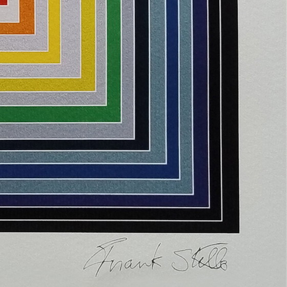 Image 1 of 2000S Prachtige Frank Stella (naar) "Lettre Sur Les Aveugles" Limited Edition Litho van Adagp-Paris