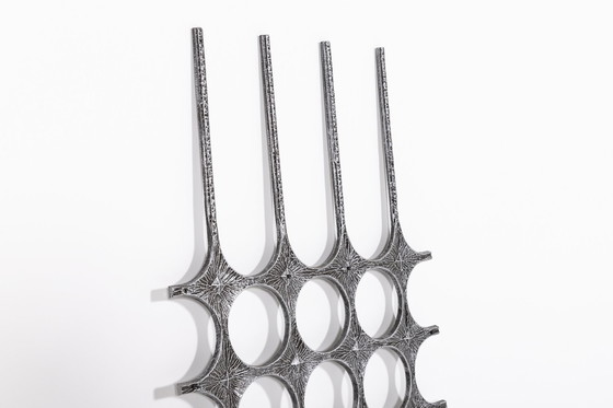 Image 1 of Brutalistisch gegoten deurarmatuur, jaren 1980