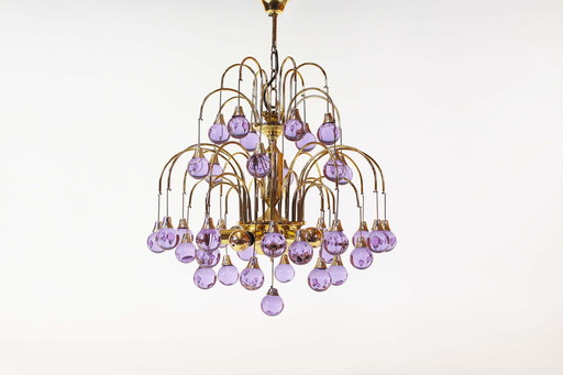 Vintage Italiaanse messing hanglamp