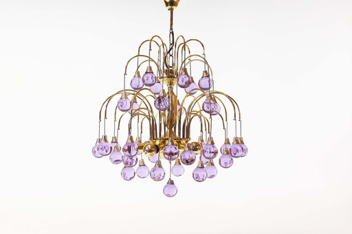 Vintage Italiaanse messing hanglamp