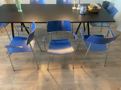 3x Gijs van der Sluis stapel stoelen