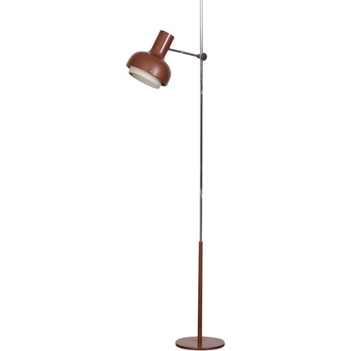 Vintage metalen vloerlamp van Josef Hurka voor Napako, 1970