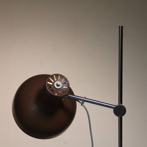 Vintage metalen vloerlamp van Josef Hurka voor Napako, 1970