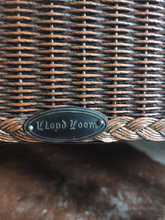 Image 1 of 7 X Lloyd Loom Eetkamerstoelen