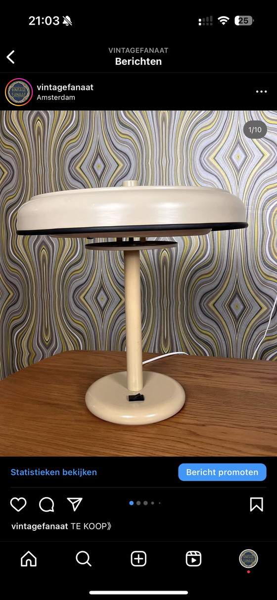 Image 1 of Vintage Space-Age designlamp