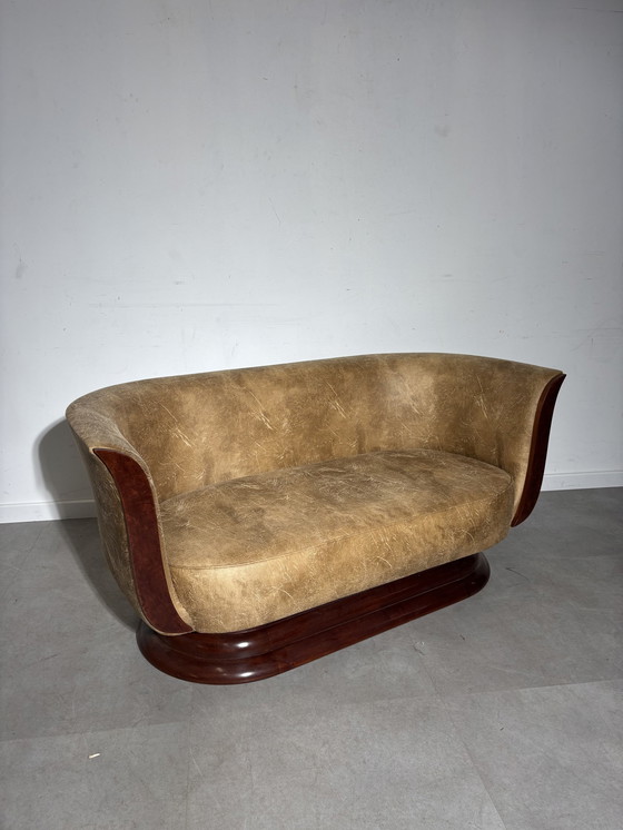 Image 1 of Art Deco Sofa - Hotel Le Malandre