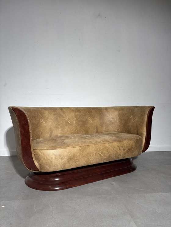 Image 1 of Art Deco Sofa - Hotel Le Malandre